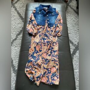 Rare Editions dress for girls size 7 with Vest